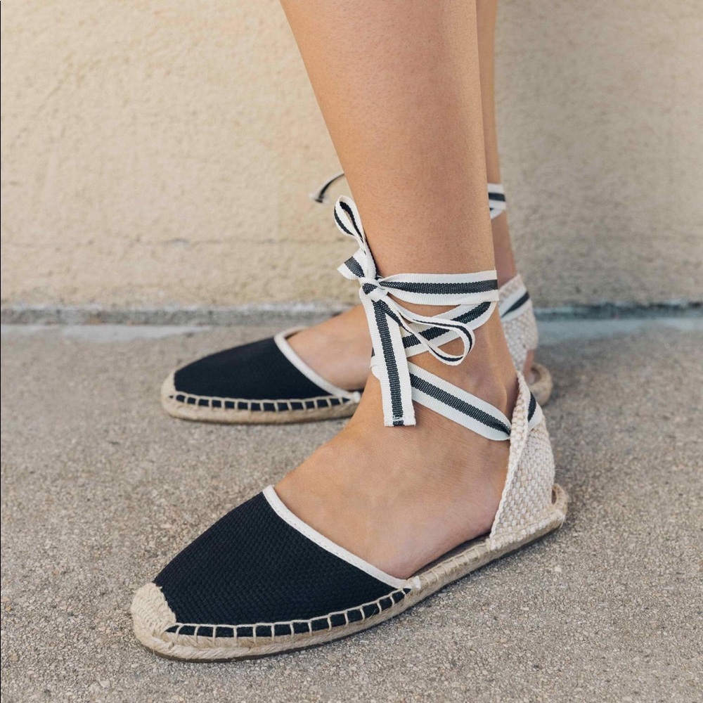 Soludos classic lace up sandal size 6
